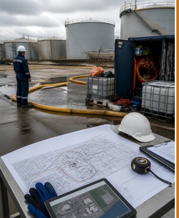 Разработка плана ликвидации разливов нефти в Краснодаре